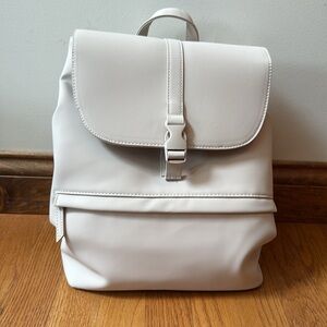 NWT Primark Ecru Backpack Front Zipper Ivory